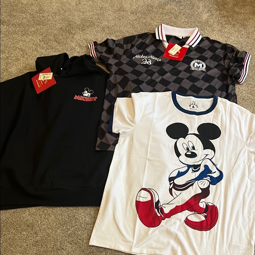 Aeropostale Disney Tee Shirt Jersey and Hoodie Combo